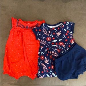 Baby Romper and Dress Bundle